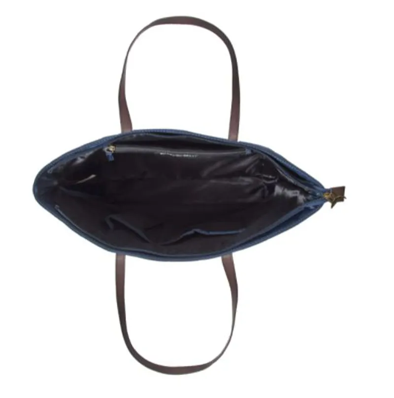 Barbour Witford Quilted Tote Bag in Navy-3